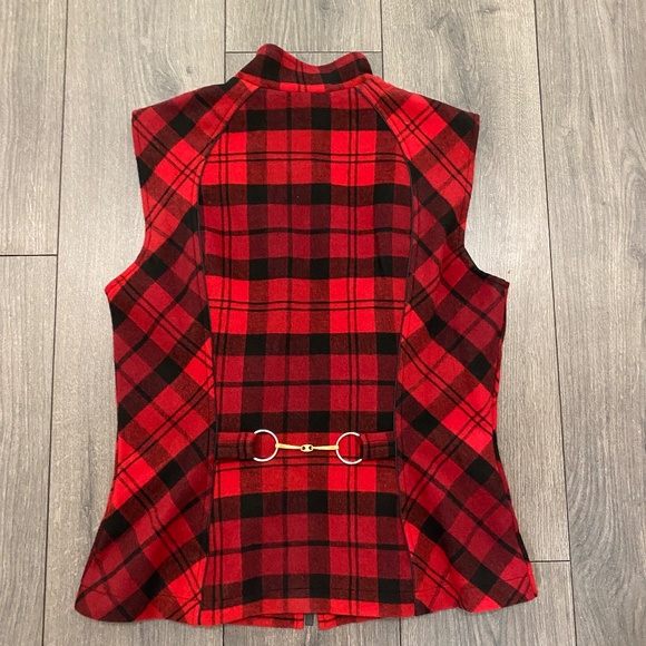 Arista Equestrian Heritage Plaid Vest Size L - Picture 6 of 8